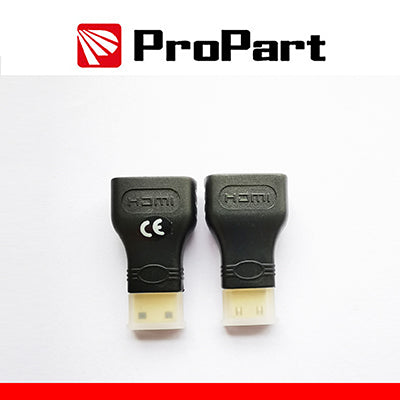 Adattatore Mini HDMI (Tipo C) Maschio a HDMI Femmina - Contatti Dorati - 4K Ultra HD