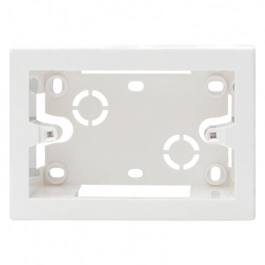 Cassetta da parete modulare 503 monoblocco 3 posti montaggio esterno universale colore bianco IP40 | Ettroit | MT3603