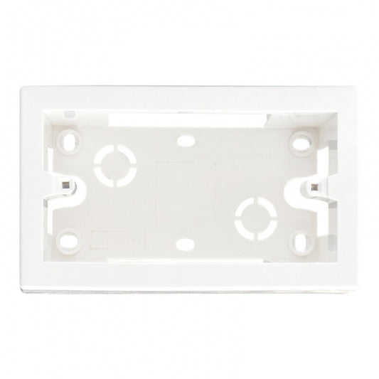 Cassetta da parete modulare 503 monoblocco 4 posti montaggio esterno universale colore bianco IP40 | Ettroit | MT3604