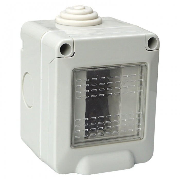 Custodia Stagna da Parete 1 Posto IP55 – Serie Starlight Ettroit (EV2601) - Compatibile Vimar Plana