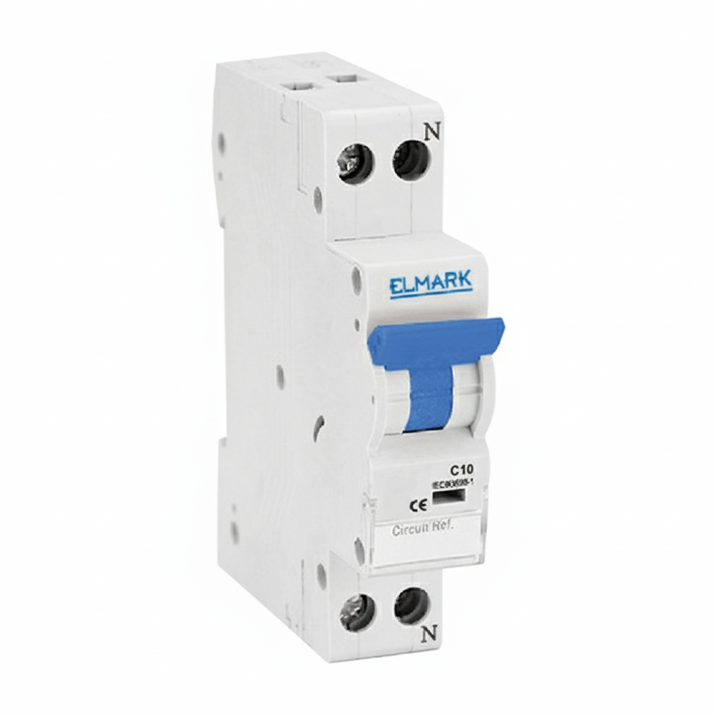 Interruttore Magnetotermico ELMARK 41010C - 10A, 4.5kA, 1 Modulo Curva C