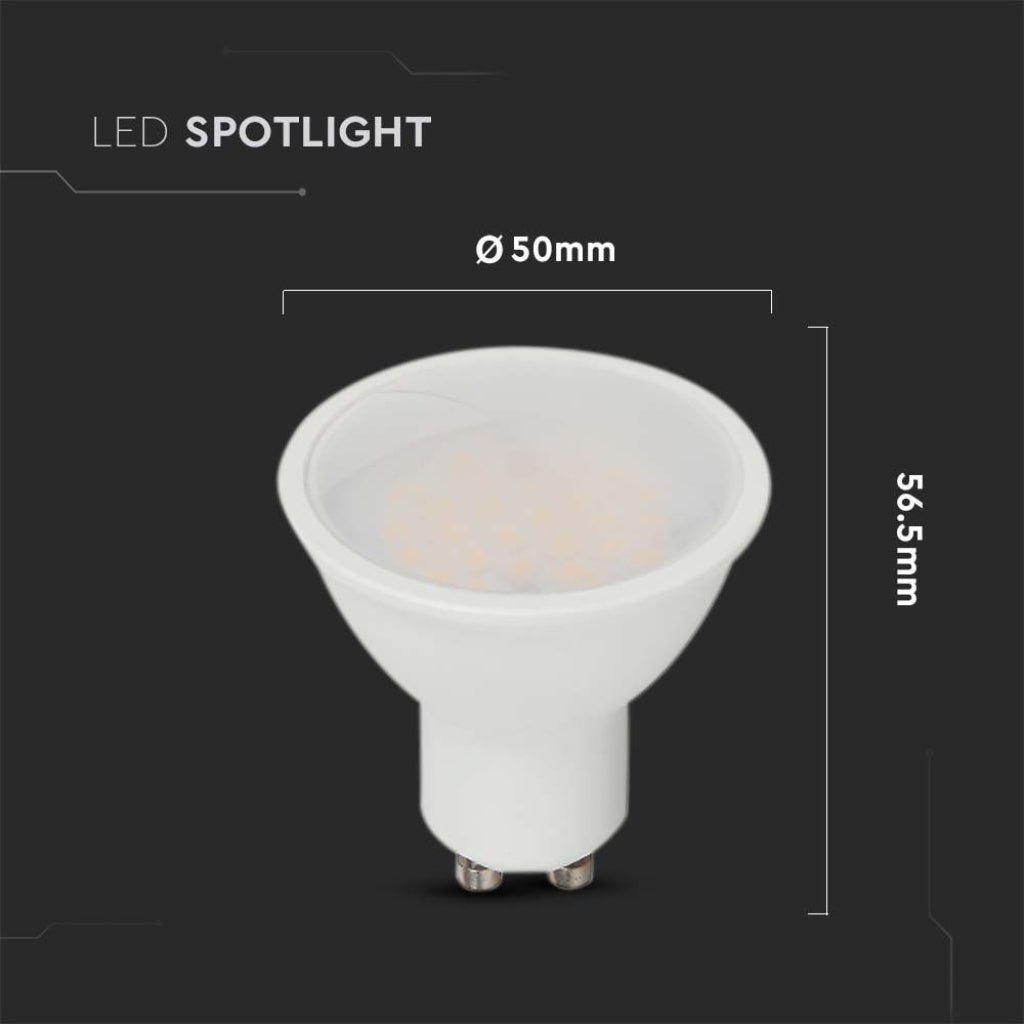 Faretto LED V-TAC GU10 10W - Luce Calda 3000K 21878