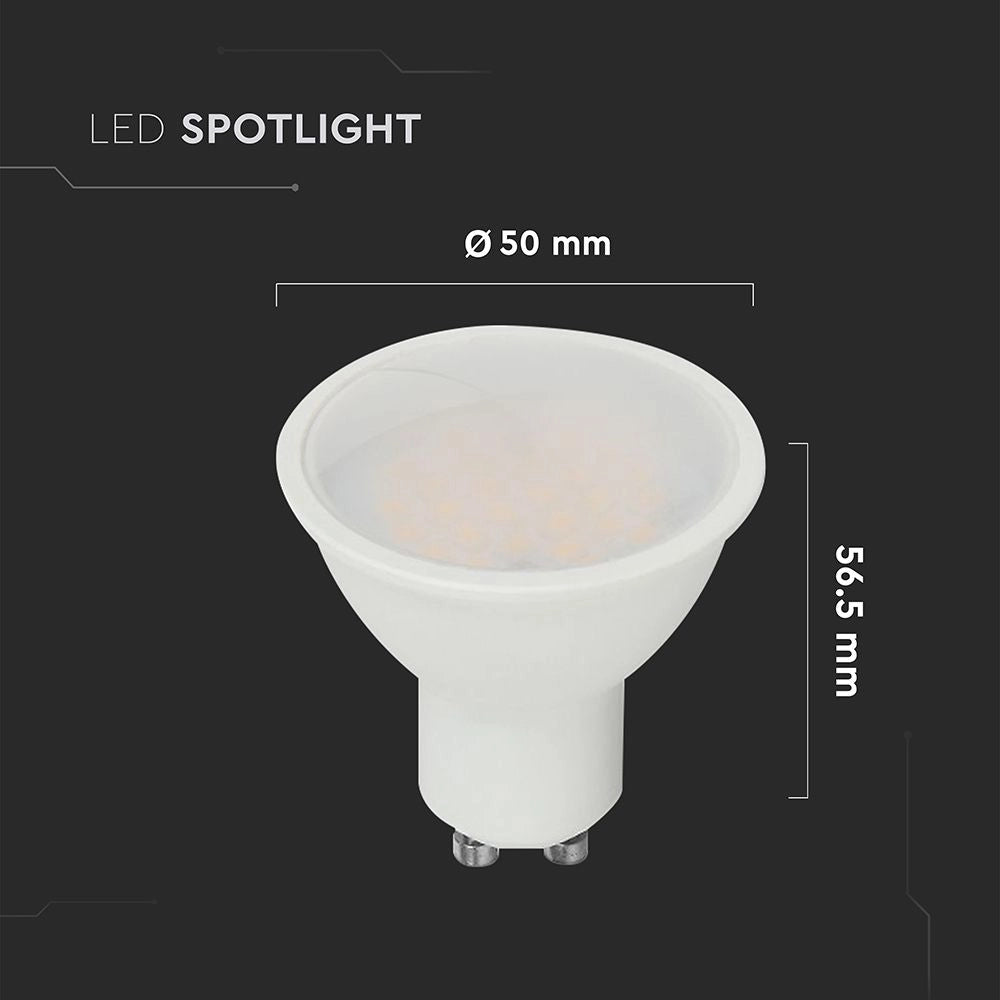 Faretto LED V-TAC GU10 10W - Luce Naturale 4000K (SKU 218791)