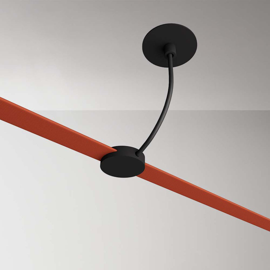 SKU 23131 V-TAC Connettore cavo incassato d: 55mm Colore Nero SKU 23125 / 23126