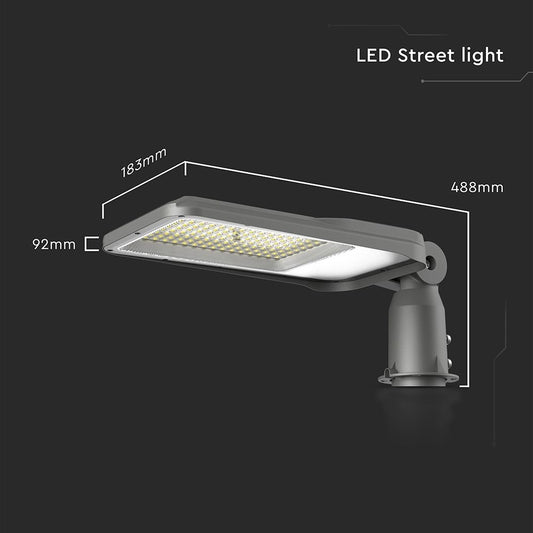 Armatura Stradale LED V-TAC Pro 100W, chip Samsung, angolo regolabile, 4000K, IP65