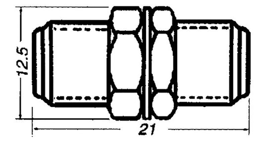 Connettore F Femmina-Femmina con Dado life electronics