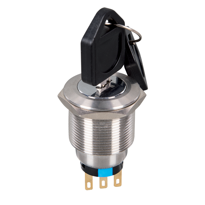 Selettore a Chiave 3 Posizioni (2NO + 2NC) – Commutatore di Sicurezza IP65 Elmark