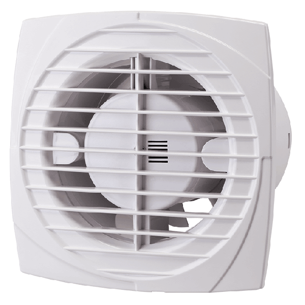 ELMARK ASPIRATORE BAGNO DOMESTICO AF- Ø100V CON VALVOLA DI NON RITORNO 500120