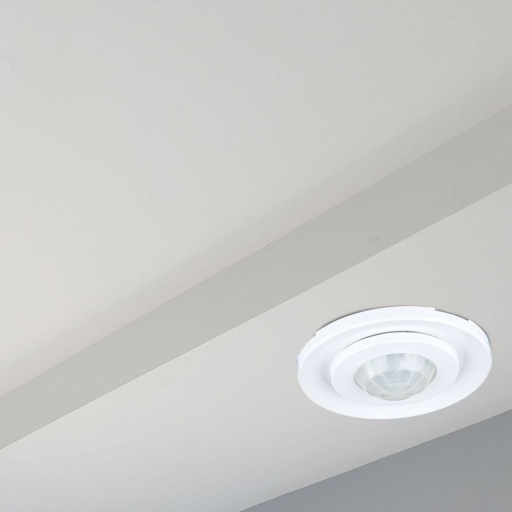 Sensore di Movimento PIR V-TAC 5091 Incasso | 360° Orientabile Max 400W | IP20