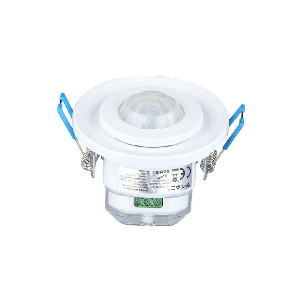 Sensore di Movimento PIR V-TAC 5091 Incasso | 360° Orientabile Max 400W | IP20