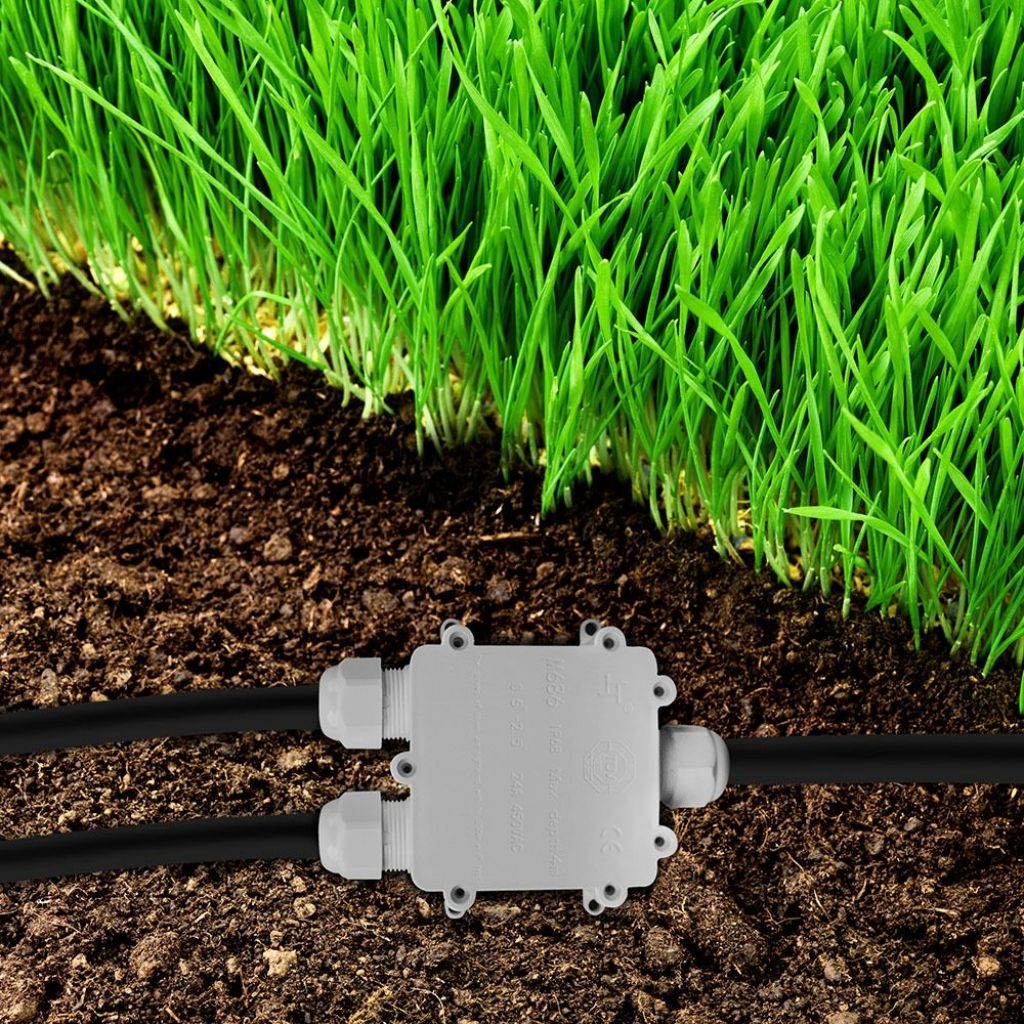 SKU 5981 VT-870 V-TAC Scatola di Derivazione con 3 Terminali 8-12mm Colore Bianco IP68