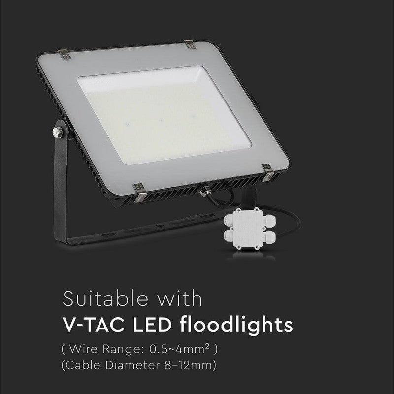 SKU 5983 VT-871 V-TAC Scatola di Derivazione con 4 Terminali 8-12mm Colore Bianco IP68