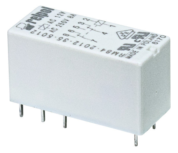 Relè Elettromagnetico Relpol 12VAC DPDT 8A - RM84-2012-35-5012 | LED-Mobile