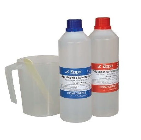 Gel Isolante Bicomponente Zippo 8430 - 1kg Sigillante Dielettrico per Connessioni Elettriche