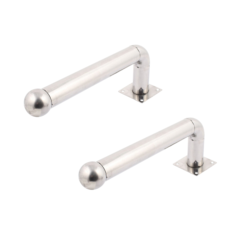 Supporto per Barriera a Infrarossi Modello L ALF-50L | Acciaio Inox | Kit 2 pz