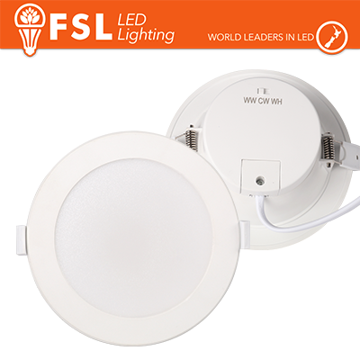 Faretto da incasso 18w 3white 220-240V, FORO:Φ15-17cm | FLS | FLDL18WCCTB