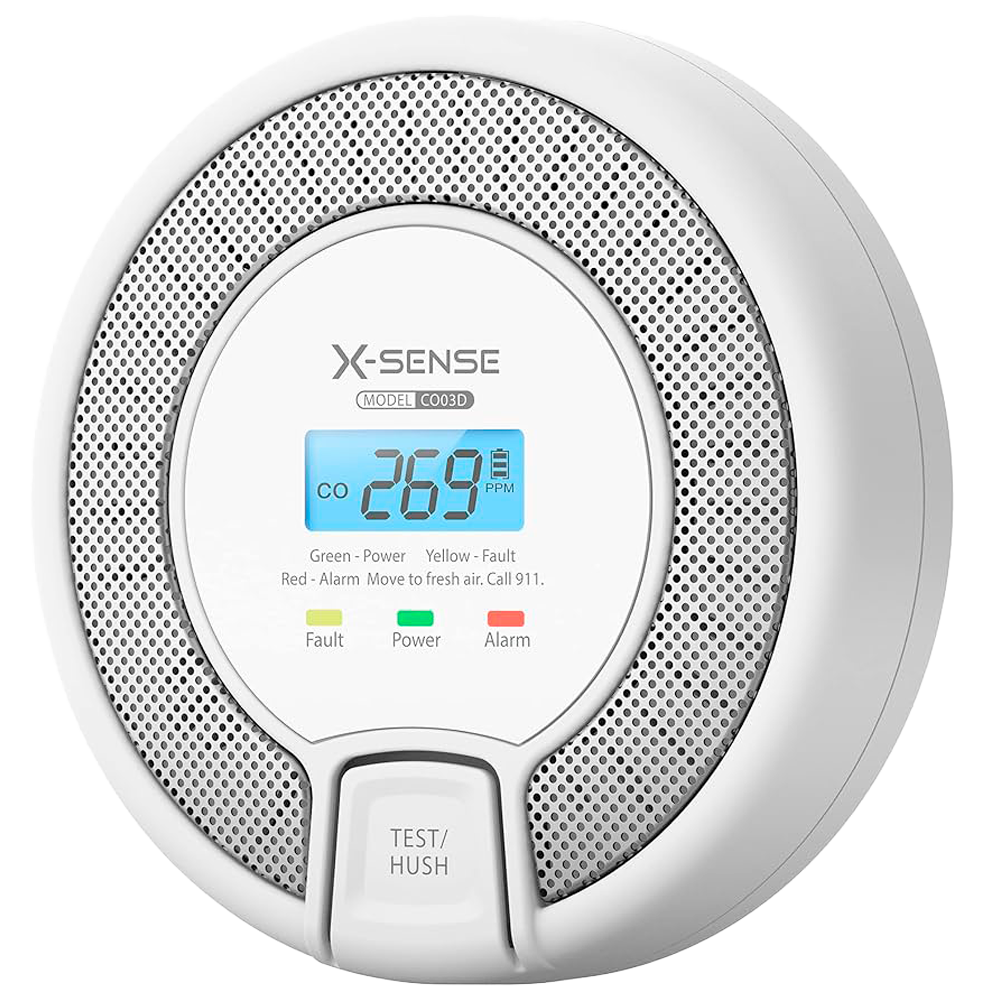 X-Sense Rilevatore di Monossido di Carbonio Autonomo (CO03D) - Durata 10 Anni
