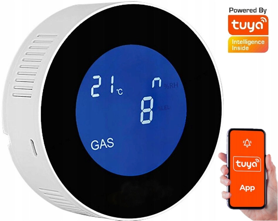 Rivelatore Gas Proxe WiFi 710052 - Smart Tuya per B&B conforme alle normative