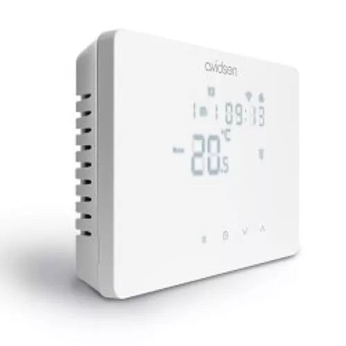 Cronotermostato smart touch CONNESSO WI-FI PARETE BIANCO 230V |AVIDSEN | 127072 |