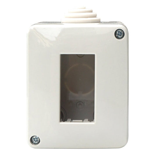 CUSTODIA ESTERNO IP40 1 POSTI GRIGIO CHIARO COMPATIBILE VIMAR PLANA | ETTROIT | EV2501