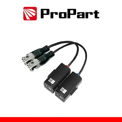 Balun Video HD Passivo 1 Canale Push Pin FS-HDP4101P - Coppia per Videosorveglianza