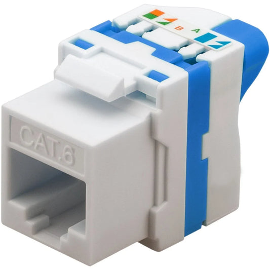 Presa dati rj45 cat6 utp ethernet compatibile vimar plana crimpaggio senza utensile