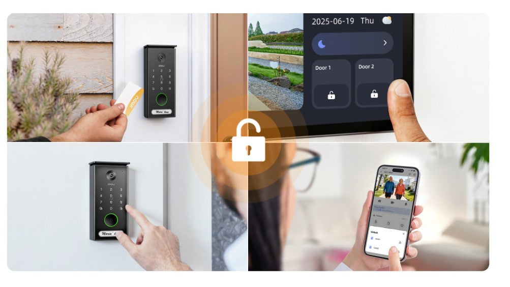 Kit Videocitofono Smart Imou 5MP a 2 Fili con Monitor Touch 7" e Wi-Fi 6 (IM-VDP2W)