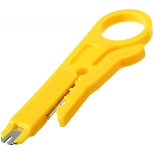 Inseritore Professionale Punch-Down per Morsettiere 110 e Frutti RJ45 - Strumento per Cablaggio Reti LAN e Pannelli Patch