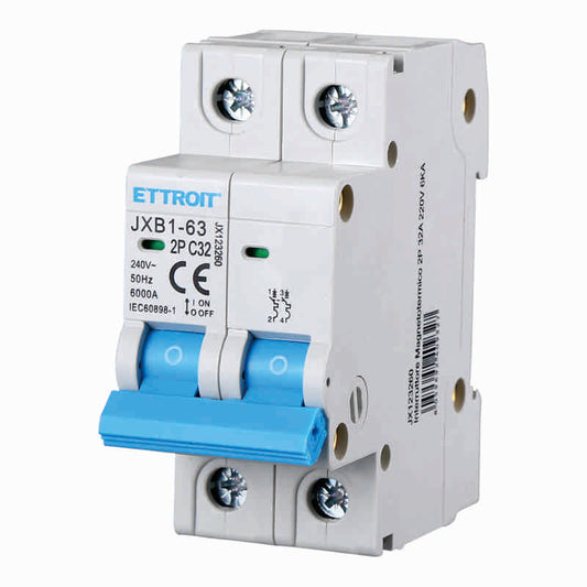 ETTROIT INTERRUTTORE MAGNETOTERMICO 2P 32A 220V 6KA | JX123260