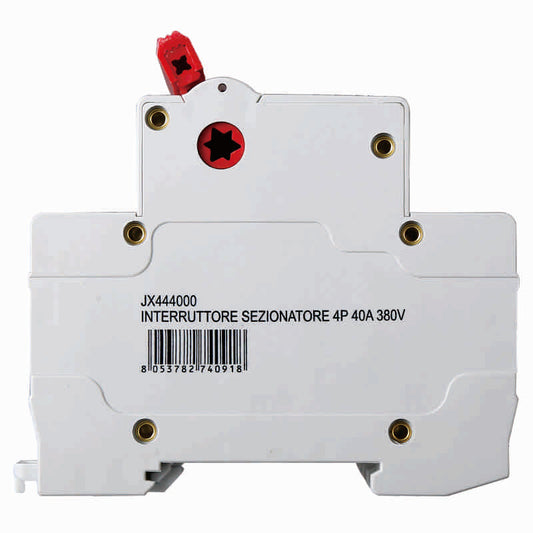 Interruttore Sezionatore 4 Poli 40A 380V-415V - Ettroit JX444000