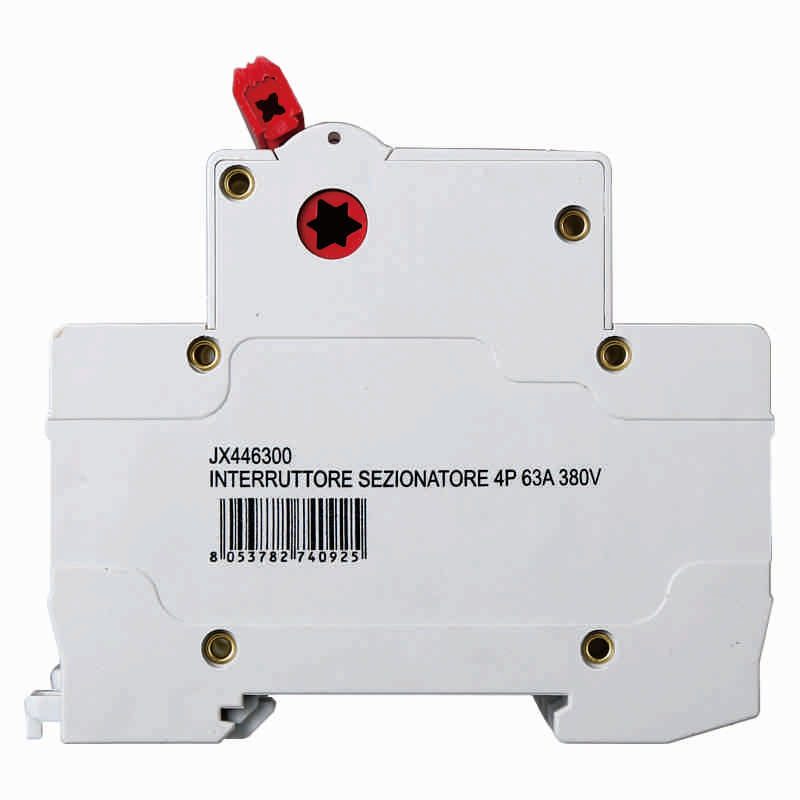 Interruttore Sezionatore 4 Poli 63A 380V-415V - Ettroit JX446300