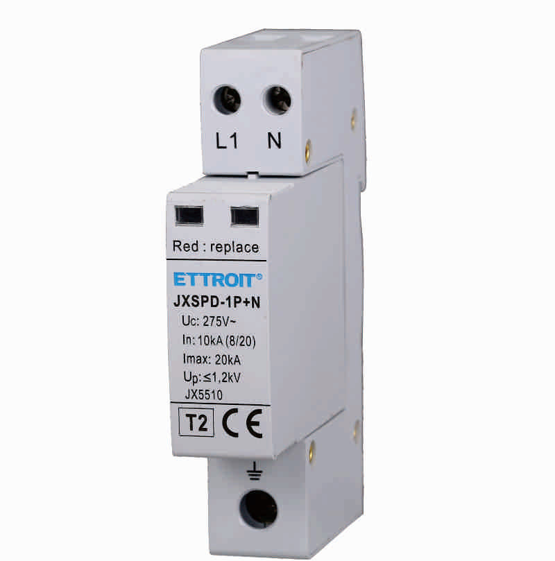 ETTROIT SCARICATORE DI SOVRATENSIONE 1P+N 10KA-20KA T2 | JX5510