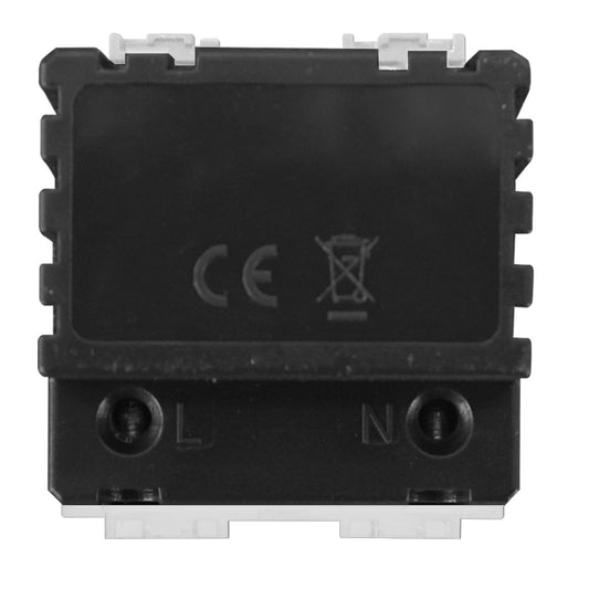 Lampada di Emergenza LED 2 Moduli – Serie Space Ettroit (LB4201) - Bianco - Compatibile Bticino Livinglight