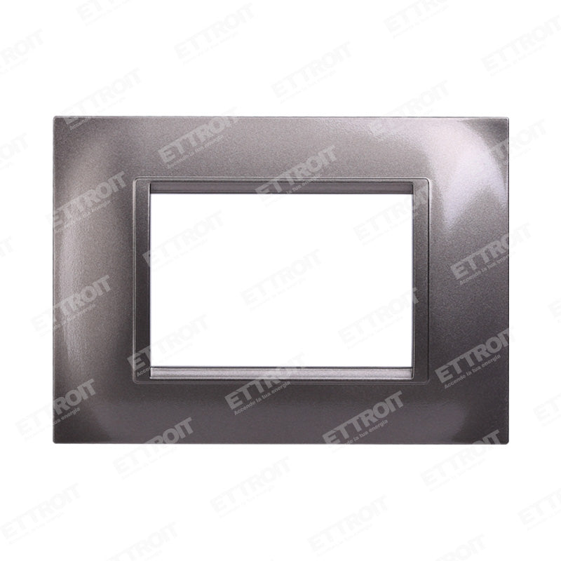 Ettroit PLACCA QUADRATA 3P TITANIO | LN89308