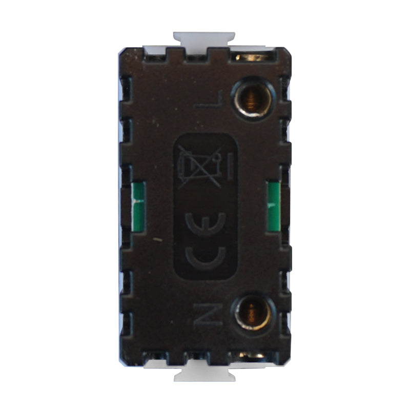 Lampada Segnapasso LED 1 Modulo con Interruttore ON/OFF – Serie Solar Ettroit (MT0321) - Compatibile Bticino Matix