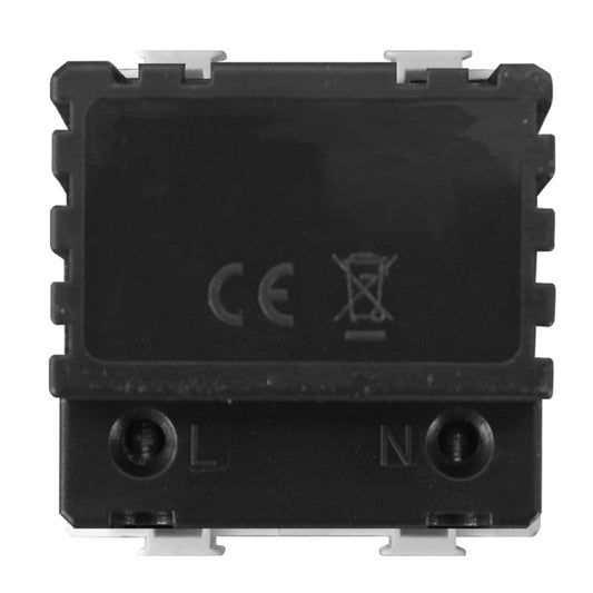 Lampada Segnapasso LED 2 Moduli con Interruttore ON/OFF – Serie Solar Ettroit (MT0322) - Compatibile Bticino Matix