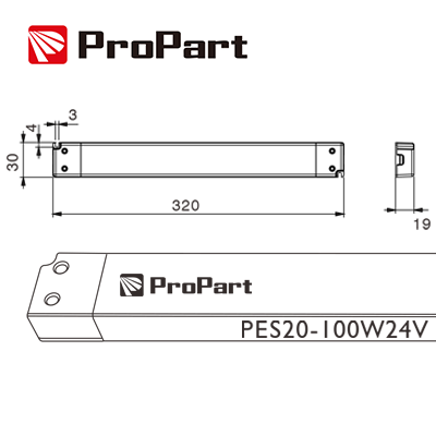 Alimentatore LED Slim 100W 24V - Trasformatore Metallo per Profili e Velette