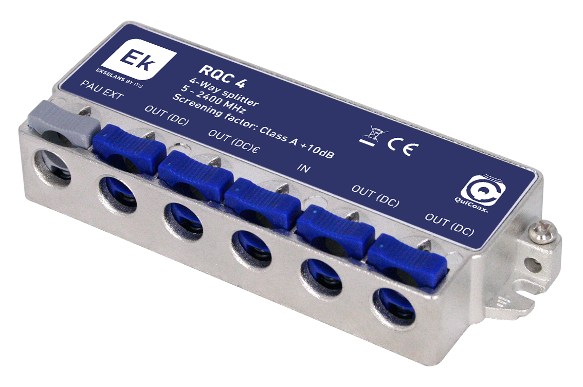PARTITORE SISTEMA QUICOAX 4USCITE 55/06164-00 EKSELANS RQC 4