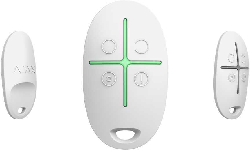 cover di ricambio per telecomando | ajax | bianca | dummybox| 12325.04.wh| per | Ajax SpaceControl Jeweller |