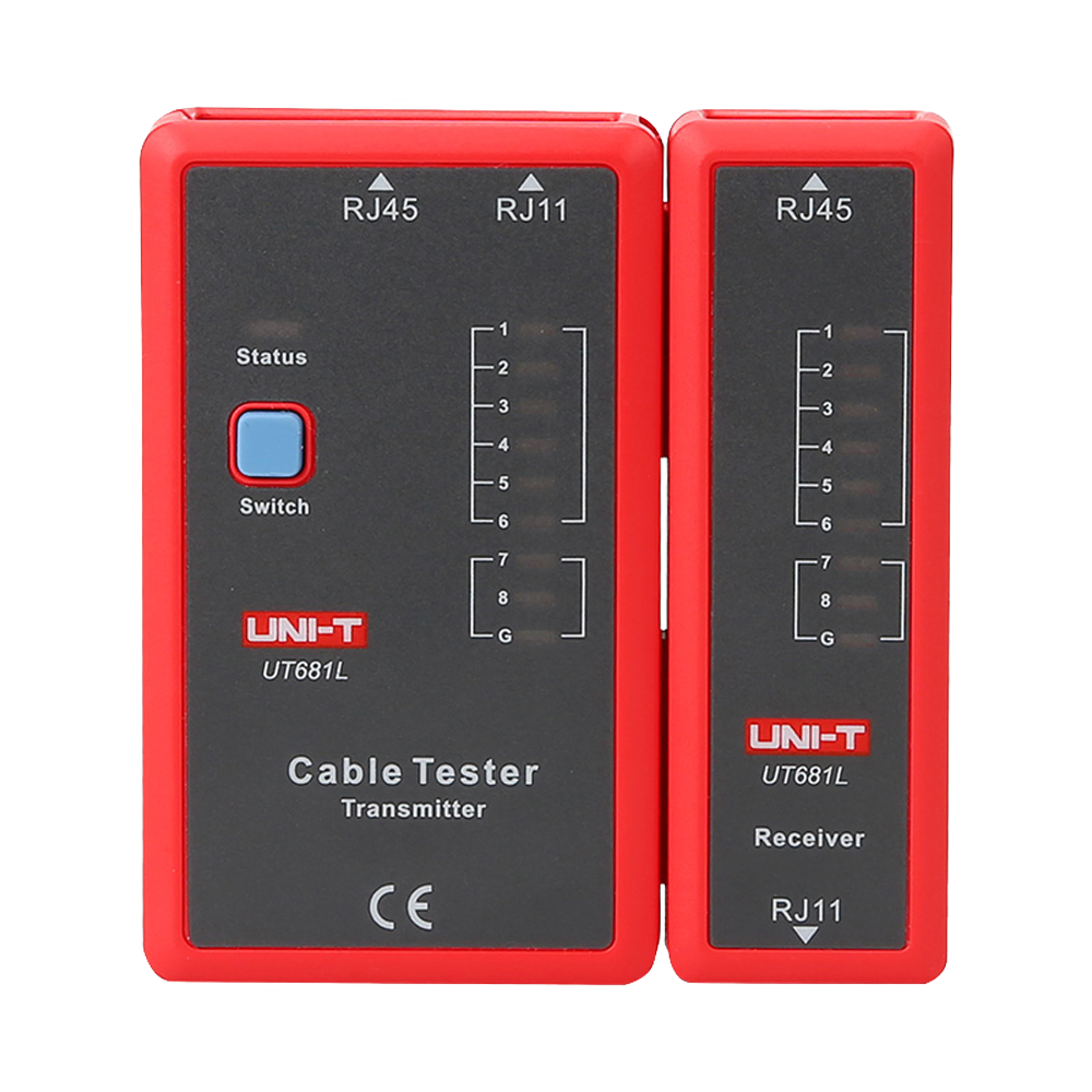 Tester Cavi di Rete RJ45/RJ11 Uni-T UT681L Spegnimento automatico