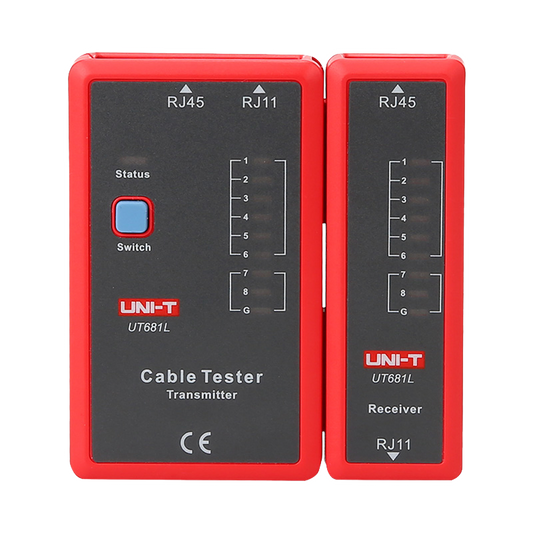 Tester Cavi di Rete RJ45/RJ11 Uni-T UT681L Spegnimento automatico