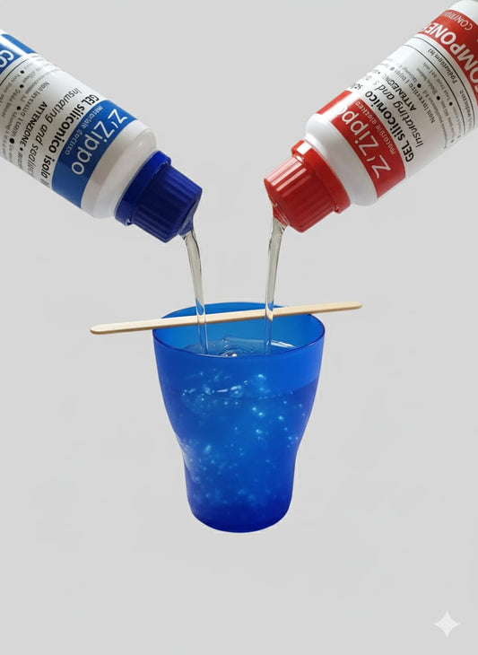 Gel Siliconico Bicomponente ZipGel Zippo 8431 - 200g Sigillante Elettrico Riaccessibile