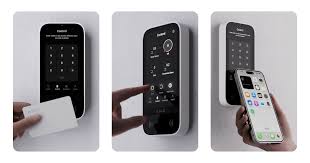Ajax Keypad Touchscreeen Jeweller WIRELESS -Tastiera wireless con touch screen per controllare un sistema Ajax Nero