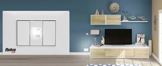 Lampada di emergenza Relco sud incasso SE/SA incasso compatibile con le serie bticino e vimar adattatori inclusi