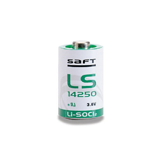 Batteria 1/2 AA | Saft | LS14250|Litio cloruro di tionile, 3.6V, 1.2Ah, terminale standard