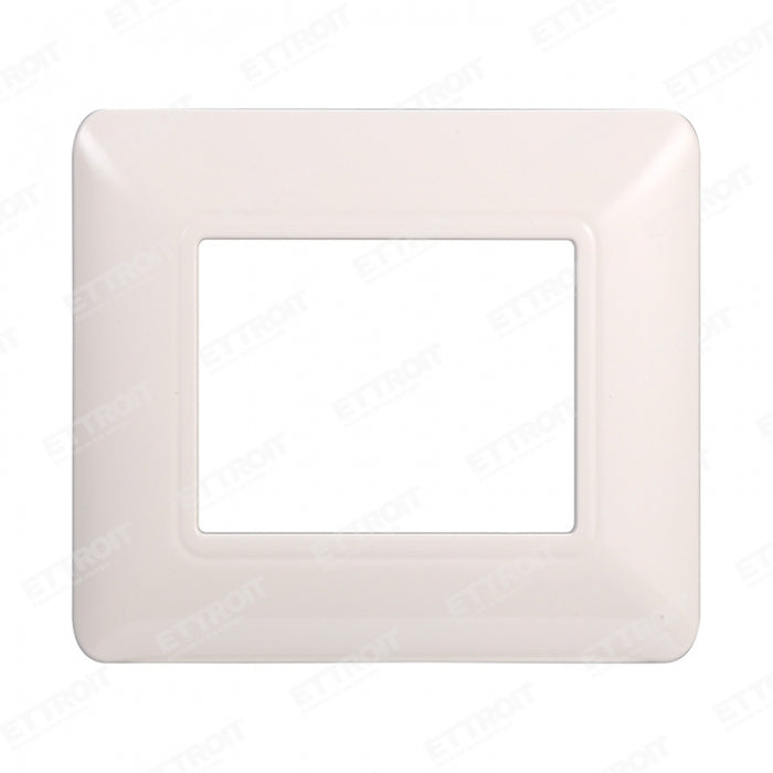 Placca Classic 2M Colore Bianco Compatibile Con Bticino Matix