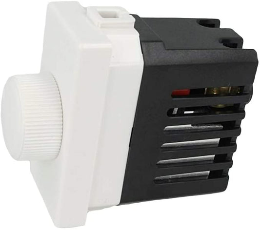 MT1301 Regolatore Dimmer Varialuce A Manopola 220V Bianco Compatibile Bticino Matix