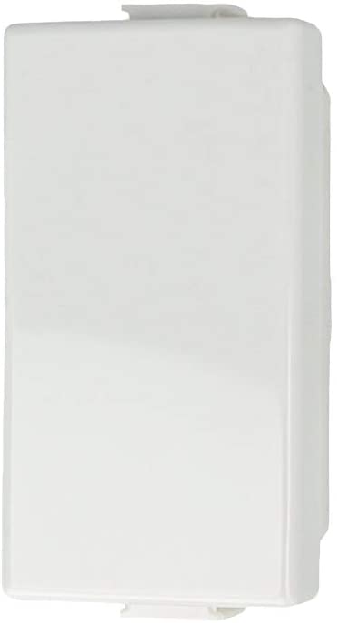 2 Copritasti Copriforo 1M Bianco Compatibile Bticino Matix