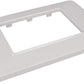 SANDASDON Placca Colore Bianco Compatibile Vimar Plana (3M Da 3 Posti SD78003)