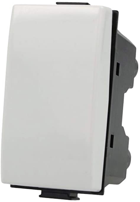 ETTROIT MT0801 Deviatore 1P 16A Unipolare Bianco Compatibile Bticino Matix